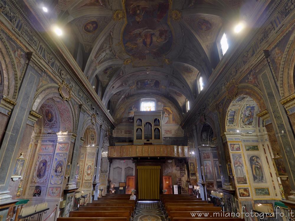 Biella (Italy) - Interior of the Church of the Holy Trinity